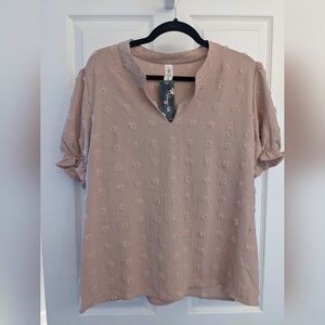 Blooming Jelly Ruffle Sleeve Top Size Large NWT